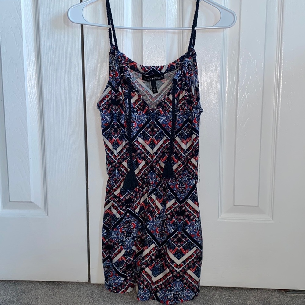 Colorful very soft romper!